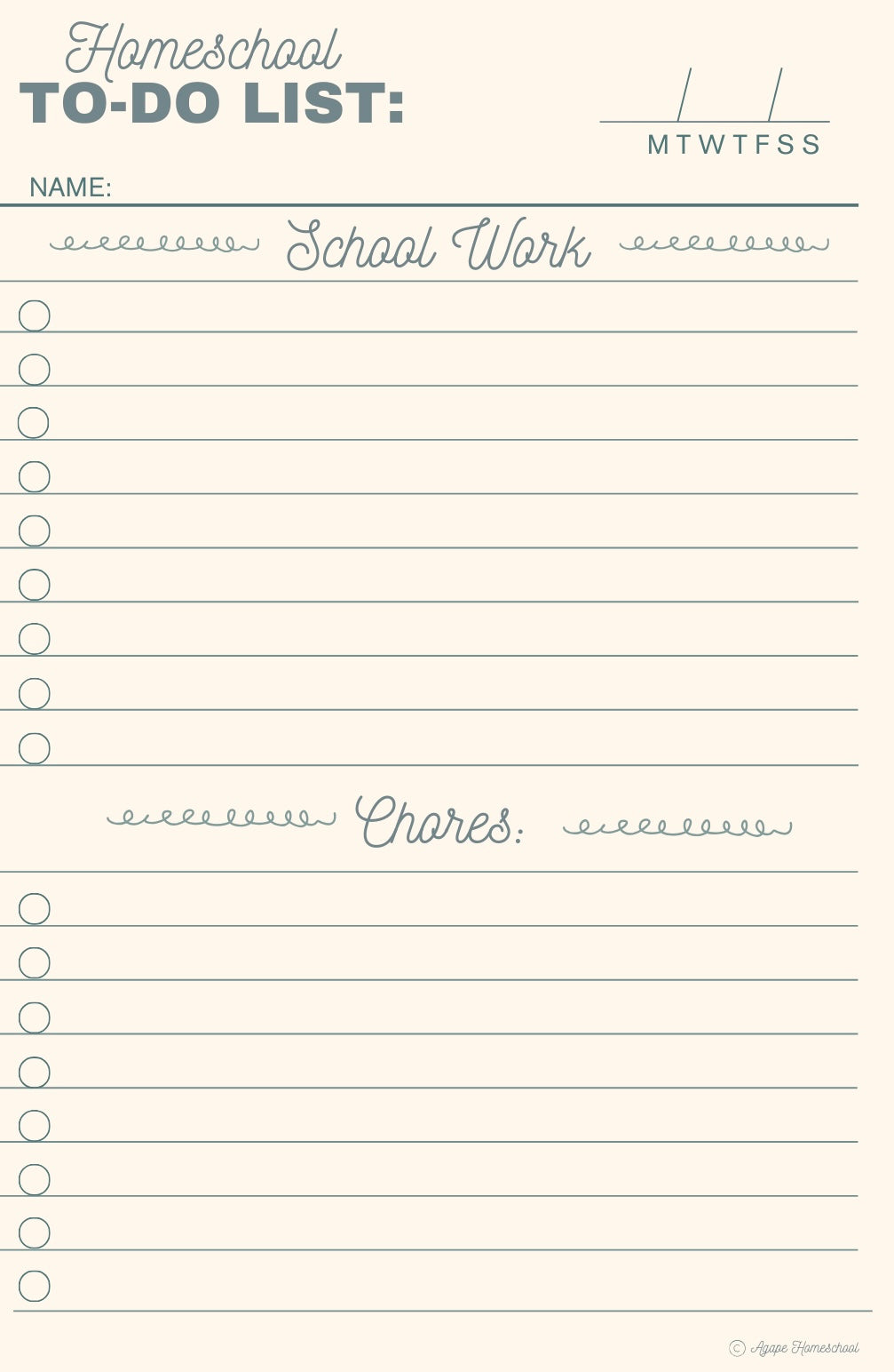 Student Daily To-do Notepad