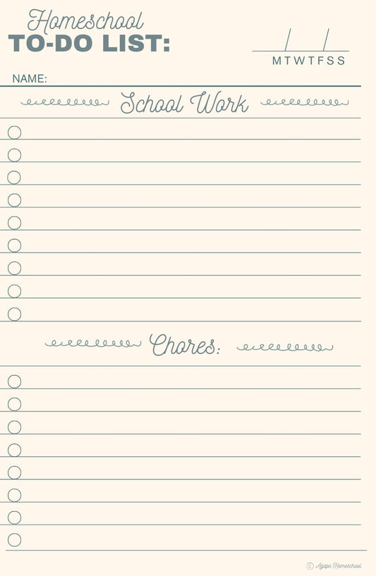 Student Daily To-do Notepad
